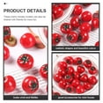 thumbnail image 4 of Miangastore 10 Pcs Modèles de Tomates en Résine Simulation Tomates Cerises Mini Décoration de Maison de Poupée, 4 of 8