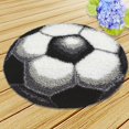 thumbnail image 2 of Rongfmy DIY Football Latch Hook Rug For Begis nnerChristmas Gift, 2 of 8