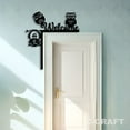 thumbnail image 3 of C-CRAFT Cute Owl Metal Decorative Door Corner 8 inch for Modern Home & Office Decor, 3 of 4