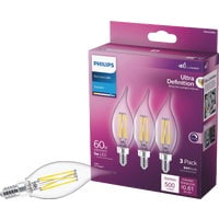 Philips 3pk 60w Ba11 Dl Led Bulb 564898