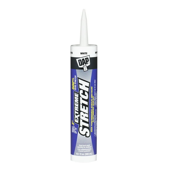 DAP Extreme Stretch 10.1 oz White Premium Crackproof Elastomeric Sealant