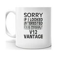 thumbnail image 2 of Thinking about my V12 VANTAGE Driver Coffee Tea Ceramic Mug Office Work Cup Gift 11 oz, 2 of 3