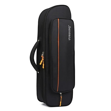 Gerich 1 Pcs Trumpet Bag Portable Lightweight Trumpet Bag Waterproof Oxford Cloth Backpack Soft Storage Case Brass Instrument Accessories