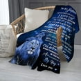 thumbnail image 6 of to My Nephew Blanket from Aunt Uncle, Lion Blanket for Nephew, Nephew Gifts from Uncle, Nephew Birthday Christmas Idea Gifts, Uncle to Nephew Super Soft Flannel Throw Blanket 50"x 60", 6 of 6