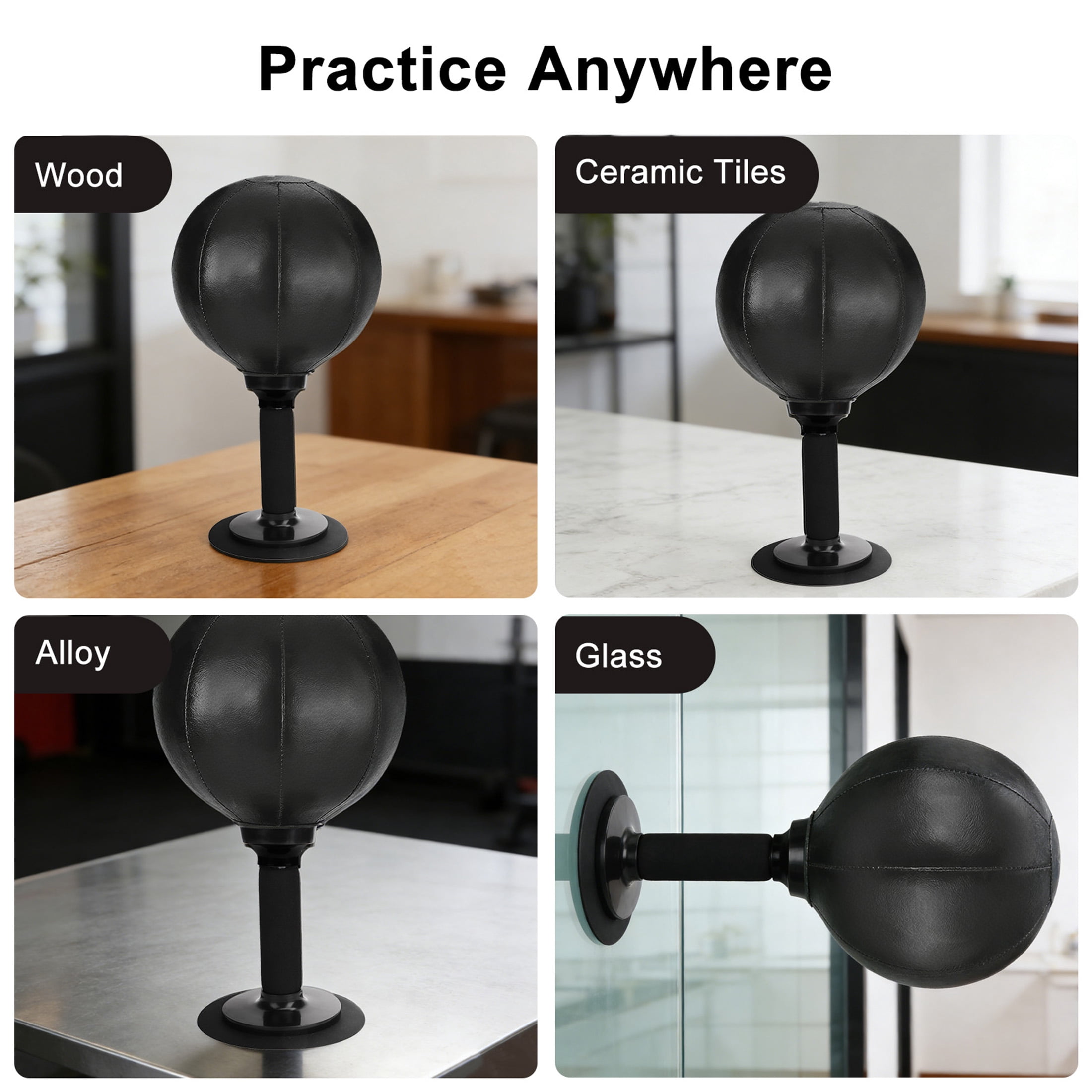 Desktop Punching Bag, TSV Stress Buster Rage Bag with Suction Cup for Table and Counters, Heavy Duty Stress Relief Ball, Desk Boxing Punch Ball for Coworkers Friends