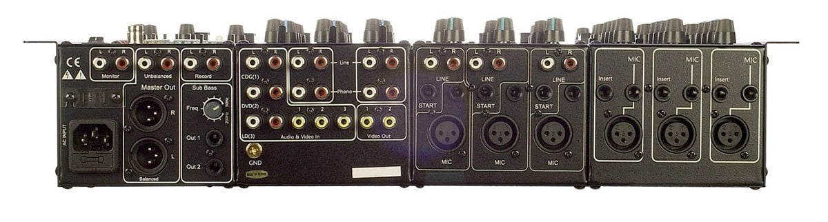 VOCOPRO Mixer with Digital Key, 7.00 x 23.00 x 17.00 KJM8000PROPLUS