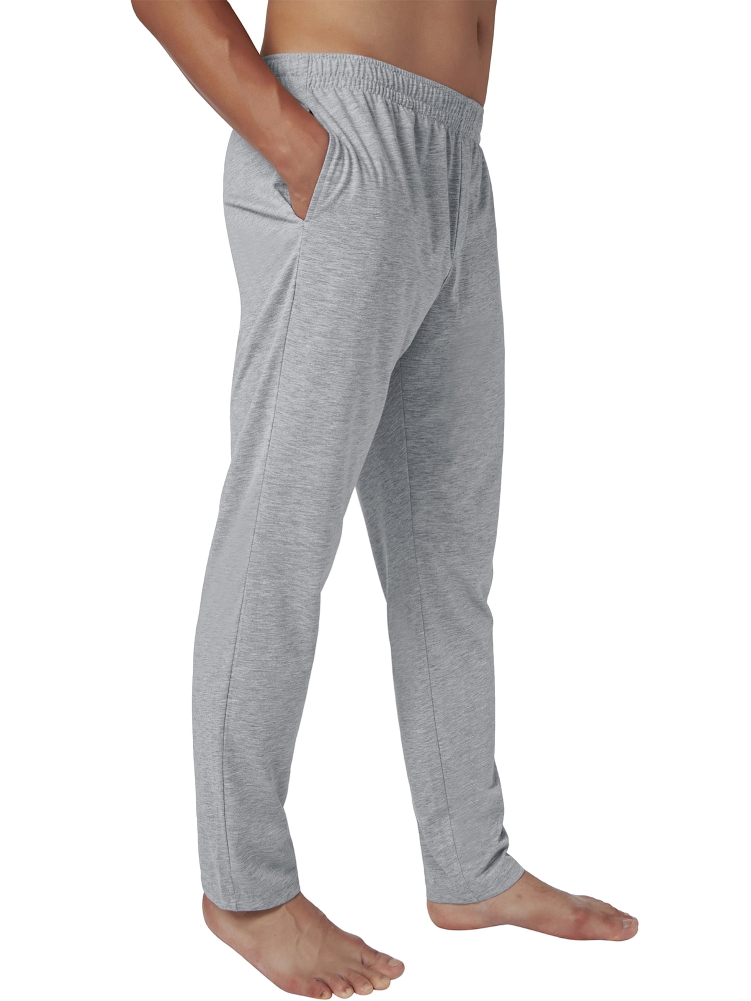 Men's Modal Pajama Pants, Mens Soft Sleep Bottoms Lounge Pants Straight-Fit  Comfy Sleep Lounge Pants PJ Bottoms Drawstring Sweatpants with Pockets 