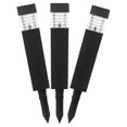 thumbnail image 2 of Garden Lawn Lights Solar Powered Yard Decorative Light Square Shape ABS Material Waterproof 3Pcs, 2 of 5