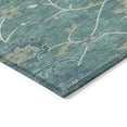 thumbnail image 3 of Addison Rugs Chantille Indoor/Outdoor Traditional Global Teal Machine Washable Rectangle Rug, 8' x 10', 3 of 8