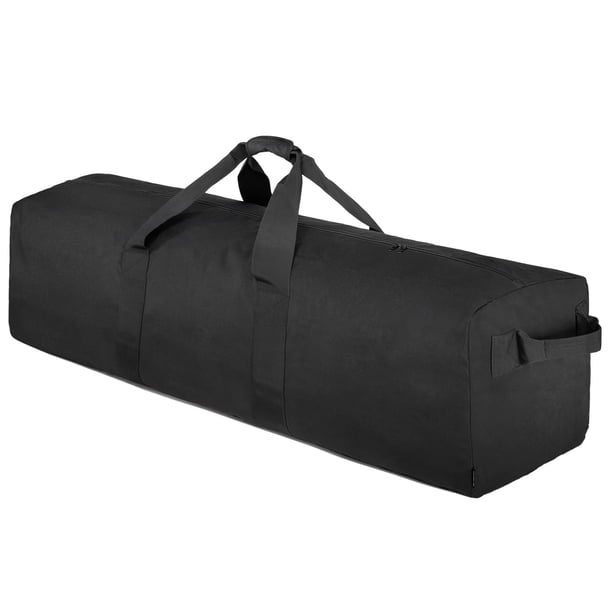 Bolsa de viaje Vorspack 180 L extra grande para viajes, color negro
