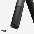 thumbnail image 6 of VIGO Utopia 14 in. H Single Handle Pull-Down Sprayer Kitchen Bar Faucet in Matte Black, 6 of 15