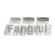 thumbnail image 2 of 10 Pcs Home Office Tone Metal Right Angle Drawer Lock Strike Plate Fruugo Silver, 2 of 5