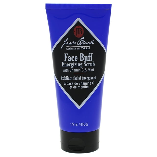 Exfoliante energizante Face Buff de Jack Black para hombres - Exfoliante de 6 oz