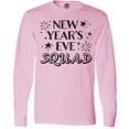 thumbnail image 3 of Inktastic New Year's Eve Squad with Stars in Black Long Sleeve T-Shirt, 3 of 5