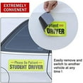 thumbnail image 4 of Student Driver Magnet for Car,Please Be Patient Student Driver,Magnetic Student Driver Sign,3Pcs Reflective Novice Driver Sticker,New Driver Decal for Car Removable Exterior Accessories(Black), 4 of 5