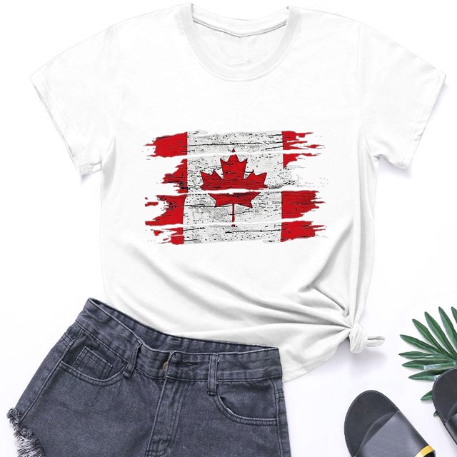 Binmer T-Shirt à Manches Courtes Imprimé pour Femmes