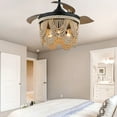 thumbnail image 2 of Oaks Aura 42" Farmhouse 3-Light Bohemia Ceiling Fan with Lights and Remote Control, 2 of 9