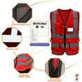 thumbnail image 6 of A-SAFETY 21 colors High Visibility Reflective Work Safety Vest（XS-8XL), 6 of 9