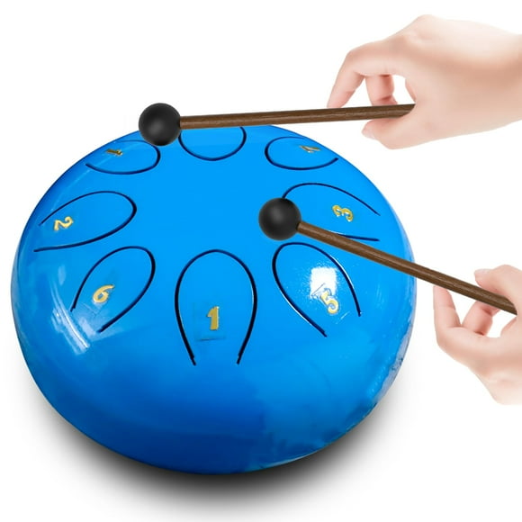 Tambor de acero Rain Drum REGIS, 8 notas, 15 cm, con bolsa y mazos