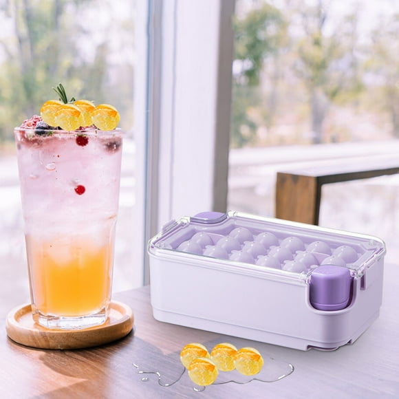 TopLLC Ice Lattice,Ice Cube Tray,Ice Trays Manufacturing Ice Puck Home Ice Puck Storage Box Food Grade Ice Tray Without Ice Storage Box Hockey ball ice tray