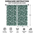 thumbnail image 2 of Blackout Kids Curtains,Green Christmas Tree Pattern Childrens Insulated Curtains Set Of 2,Bedroom Essentials,Toddler Room Decor 42"x84", 2 of 5