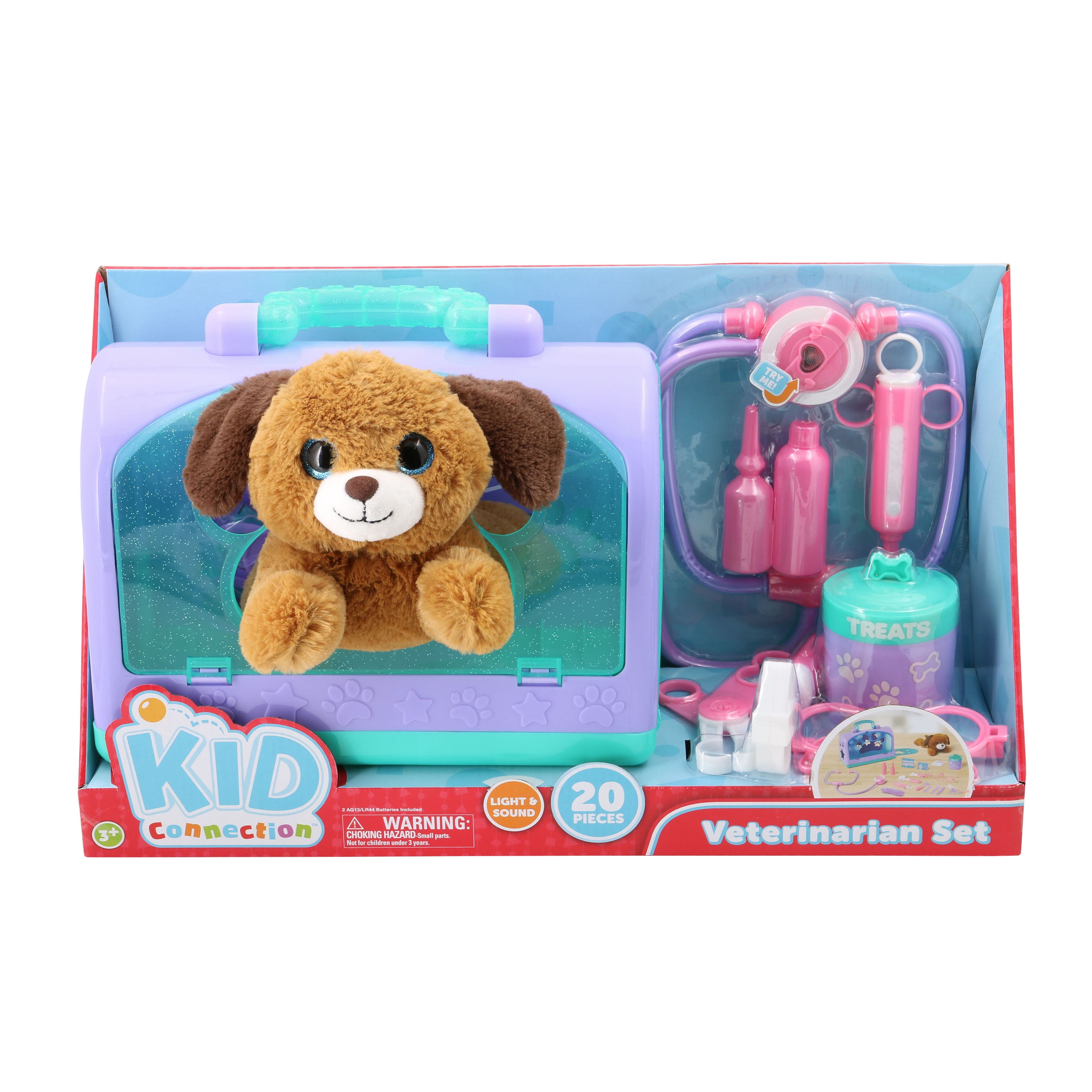 kid connection vet cart playset