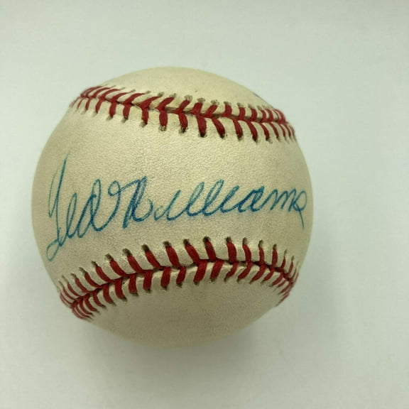 Ted Williams Signed Autographed Official American League Baseball UDA Upper Deck