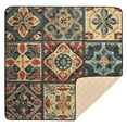 thumbnail image 6 of WOBOGO Carpet Patterns Baby Playmats Extra Large Waterproof Rollable Activity Pads for Toddlers 50×50inch, 6 of 7