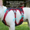 thumbnail image 5 of No-Pull Reflective Dog Harness and Leash Combo: Escape-Proof, Adjustable for Small to Medium Dogs with Lift Handle and Leash Clip(Beige,S), 5 of 7