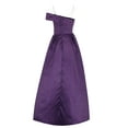 thumbnail image 5 of DailyTrove Women's Strapless Satin Ball Gown, Full Skirt, Formal Event & Prom Wear, Elegant Fit, 5 of 6