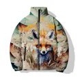 thumbnail image 2 of Abrigos de invierno para hombre con estampados de animales lindos y personalizados, parkas de tendencia de moda casuales y versátiles, chaquetas cómodas y cálidas para hombre, 2 of 5