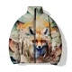 thumbnail image 2 of Abrigos de invierno para hombre con estampados de animales lindos y personalizados, parkas de tendencia de moda casuales y versátiles, chaquetas cómodas y cálidas para hombre, 2 of 5
