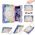 thumbnail image 2 of Hand Stand Tablet Protective Cover For Xiaomi Mi Pad 6 5 Pro 11 Inch Redmi Pad SE 10.61 10.6 Inch Shockproof Armor PC Case Rainbow blue Redmi Pad SE 11 inch, 2 of 6