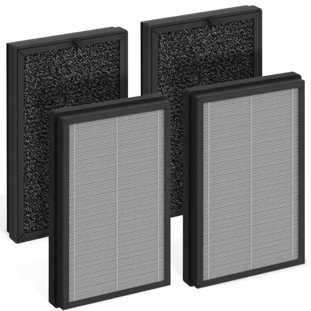 FCFMY AP2 True HEPA Replacement Filter Set Compatible with Priestley PM1240B and Airversa AP2 Purelle Air Cleaner Purifiers, 3-Stage Filtration Syste
