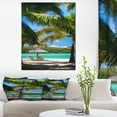 thumbnail image 1 of Tropical Paradise - Beach Photography Canvas Art Print, 1 of 3