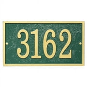 Personalized Whitehall Products Fast & Easy Rectangle House Numbers Plaque