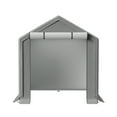 thumbnail image 5 of DEXS  Spacious 10'x10' Outdoor Multi-Purpose Storage Shed, Sturdy with Zipper Door, Waterproof Shelter for Carport & Tools, Ideal for Backyard Storage & Equipment Protection8'x8', 5 of 5