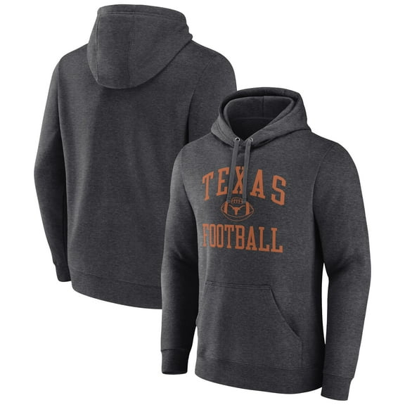 Men's Charcoal Texas Longhorns First Sprint Team Pullover Hoodie