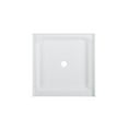 thumbnail image 2 of Voltaire 36" x 36" Acrylic White, Single-Threshold, Center Drain, Shower Base, 2 of 8