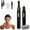 Black, variant on Rechargeable Nose and Ear Hair Trimmer for Women Men – Painless Facial and Eyebrow Hair Removal, Dual-Edge Blades, IPX7 Waterproof, Portable Electric Clipper