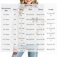 thumbnail image 3 of Fall Hoodless Sweatshirts for Girl Loose Leopard Bow Printed Long Sleeve Crew Neck Solid Color Fashion Casual Pullover Tops White 01 7-8 Years, 3 of 7
