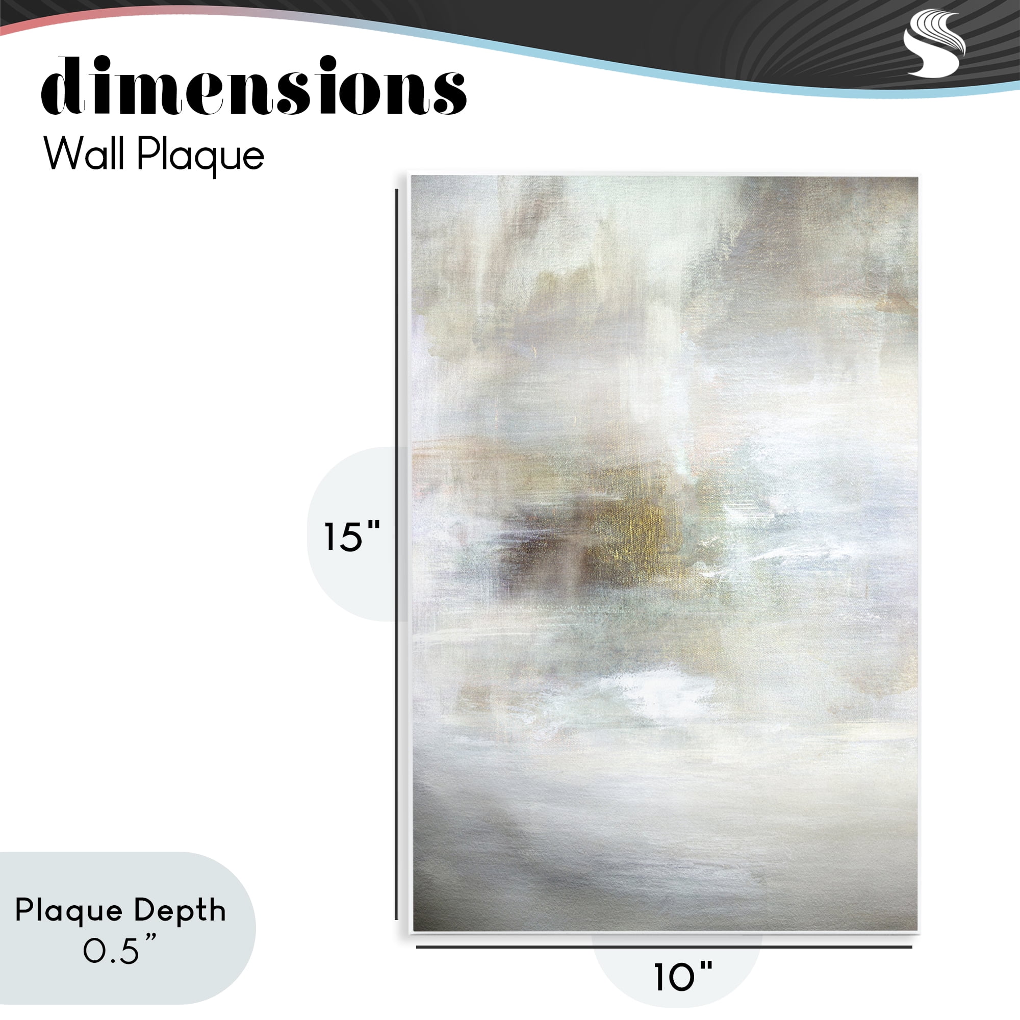 Stupell Industries Soft Haze of Subtle Light Wall Plaque Art, design by Hope Bainbridge