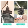 thumbnail image 5 of Portable Foldable Tripod Camping Fan  Rechargeable Battery Powered Fan w/ Timer, 5 of 11