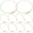 thumbnail image 4 of 10 juegos de centro de mesa de aro floral de metal para anillos de aro de mesa, aros atrapasueños, anillo de corona de boda, 4 of 7