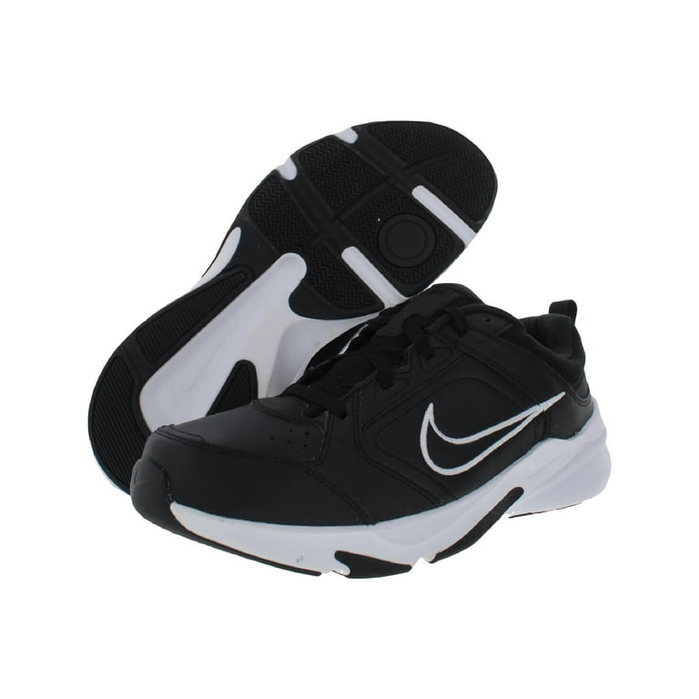 Nike Mens Defy All Day Leather Athletic and Training Shoes B W 10.5 Wide E Walmart
