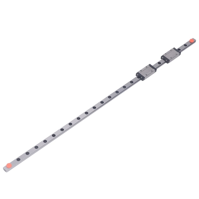 Riel De Movimiento Lineal, 2 Deslizadores Extendidos Rodamiento De Acero Riel Deslizante De 600 Mm Retenedor De Bolas De Acero MGN9H Autoalineación Contacto De 4 Puntos Para