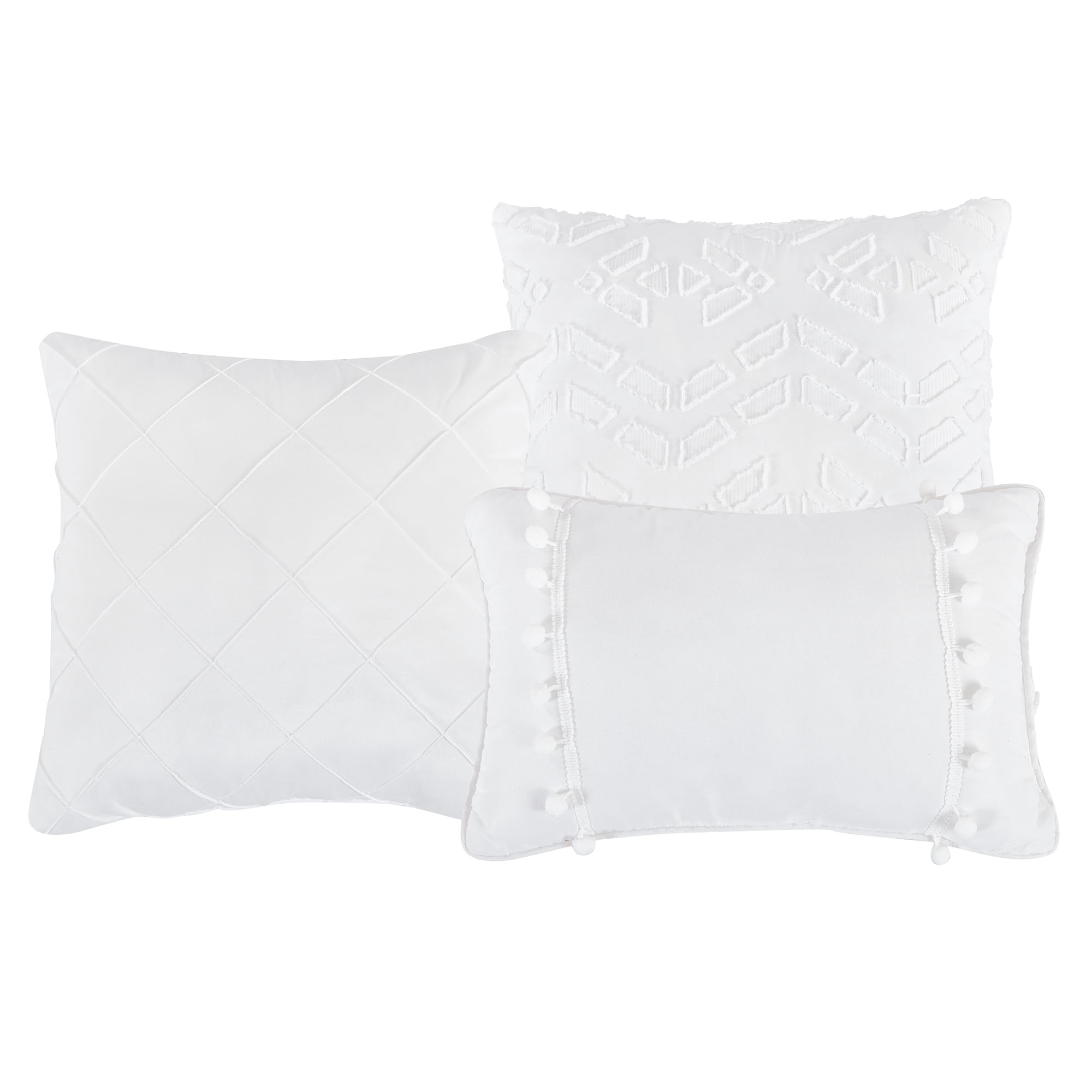 EvJK 7-Piece Comforter Set – Luxury Polyester, Soft & Comfortable, Decorative, All-Season Bedding Set – King
