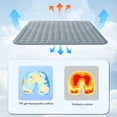thumbnail image 6 of Hvmvliv 15X15in Car Seat Cushion,Ventilation Summer Cool Cushion,Fast Heat Dissipation,Pore-Friendly Material,Supports Hips Evenly,Suspended Breathable Design,Sedentary Not Deformed Gray, 6 of 9