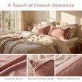 thumbnail image 2 of Unique Bargains 2 Pack Fabric Pillowcase Envelope Closure Wrinkle Resistant Queen Pink, 2 of 5