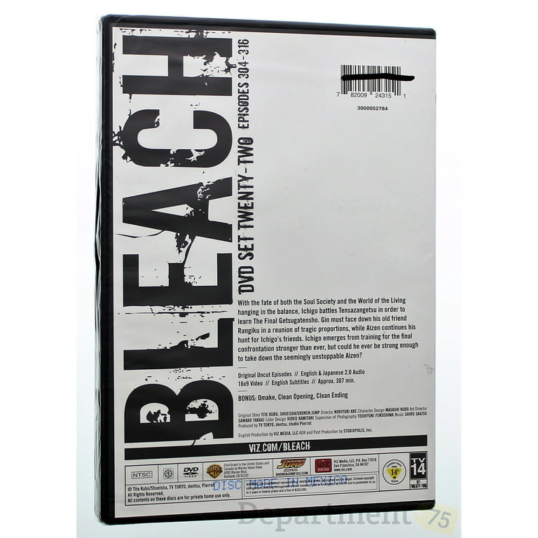 Bleach Uncut: Box Set 3 (dvd) : Target